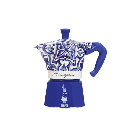 Bialetti Dolce & Gabbana Blue Mediterranean Moka Express 3 Cup